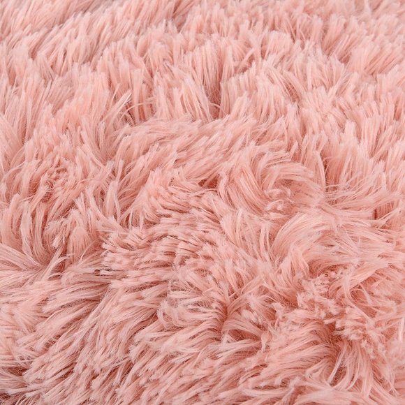 Luxury Soft Faux Fur Fleece Cushion Cover Dorm/Bed/Sofa Decorative Throw Pillow - Picture 4 of 7